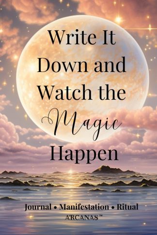 Journal, Manifestation & Ritual: Write It Down and Watch The Magic Happen: with Affirmations and Inspirations